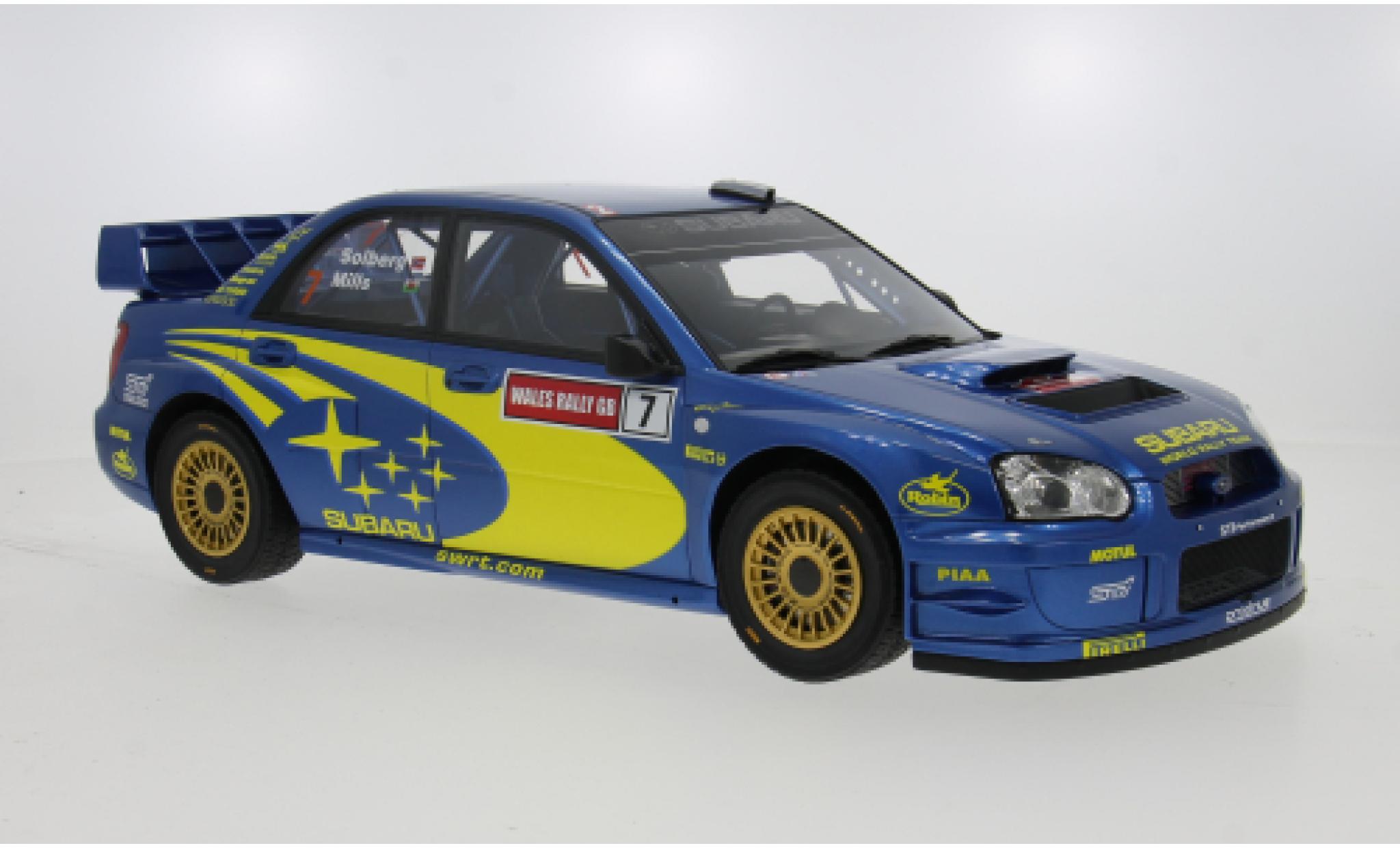 Subaru Impreza 1/12 Ottomobile (S9) WRC Rally Wales 2003 #7 P.Solberg 1:12 diecast model cars