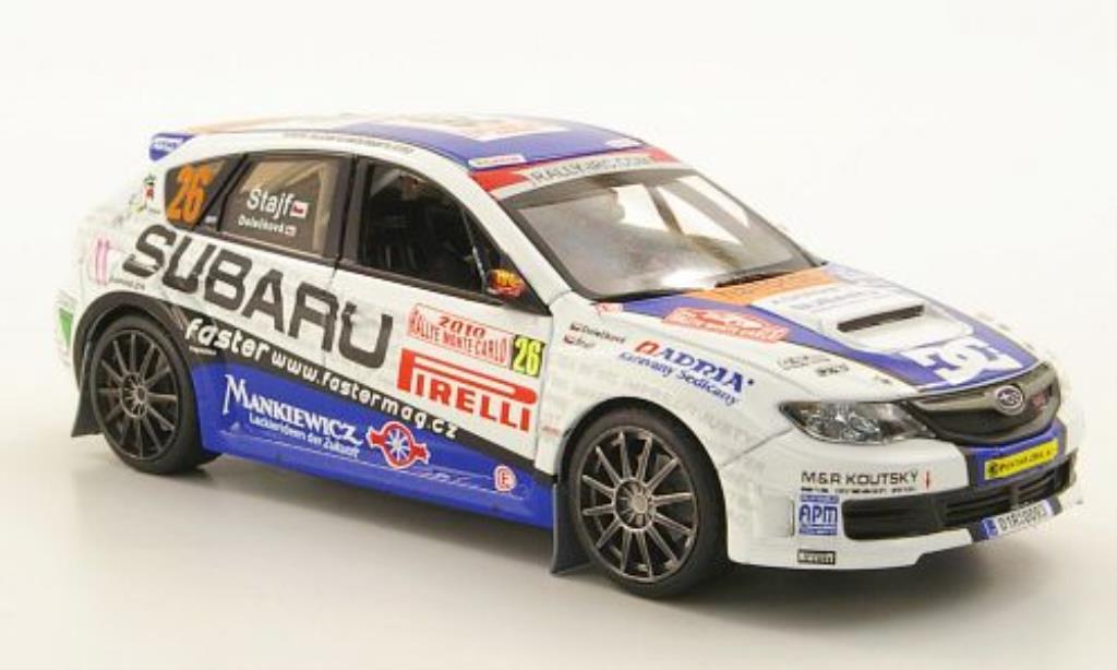 Subaru Impreza WRX 1/43 IXO WRX STI No.26 Rally Monte Carlo 2010 /Doleckova diecast model cars