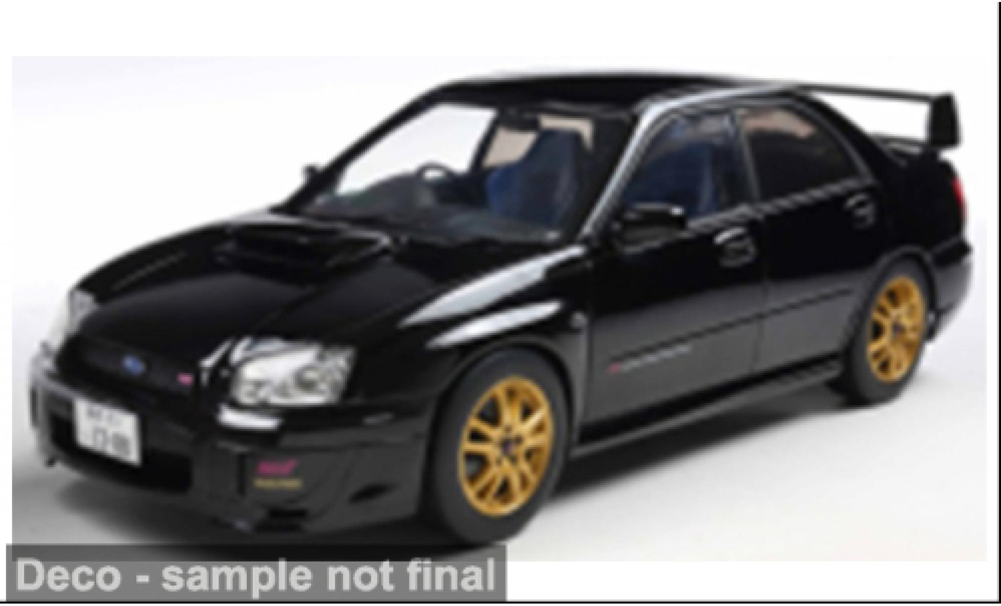 Subaru Impreza 1/18 Solido WRX STi black 1:18 diecast model cars