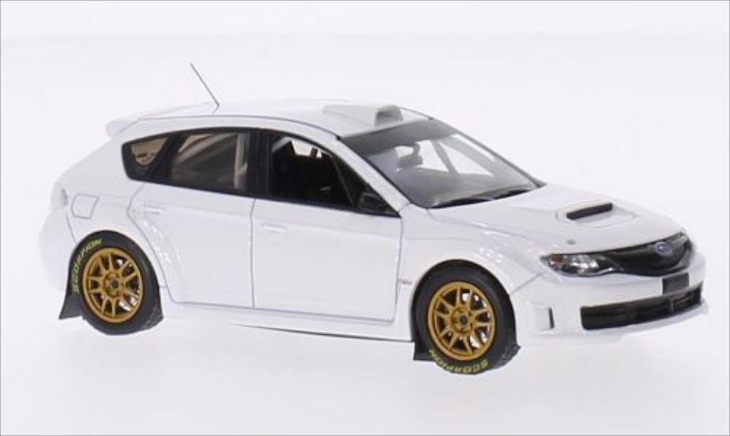 Subaru Impreza WRX 1/43 IXO WRX STI white 2011 diecast model cars