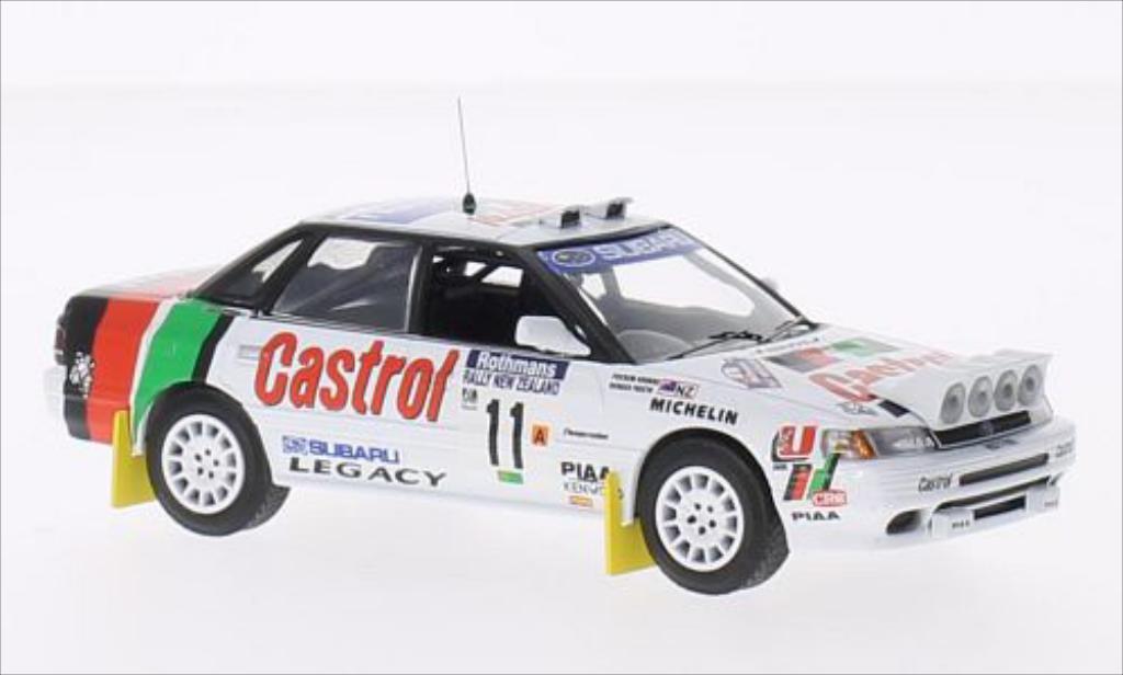 Subaru Legacy 1/43 IXO RHD No.11 Castrol Rally WM Rally Neuseeland 1990 /R.Freeth diecast model cars