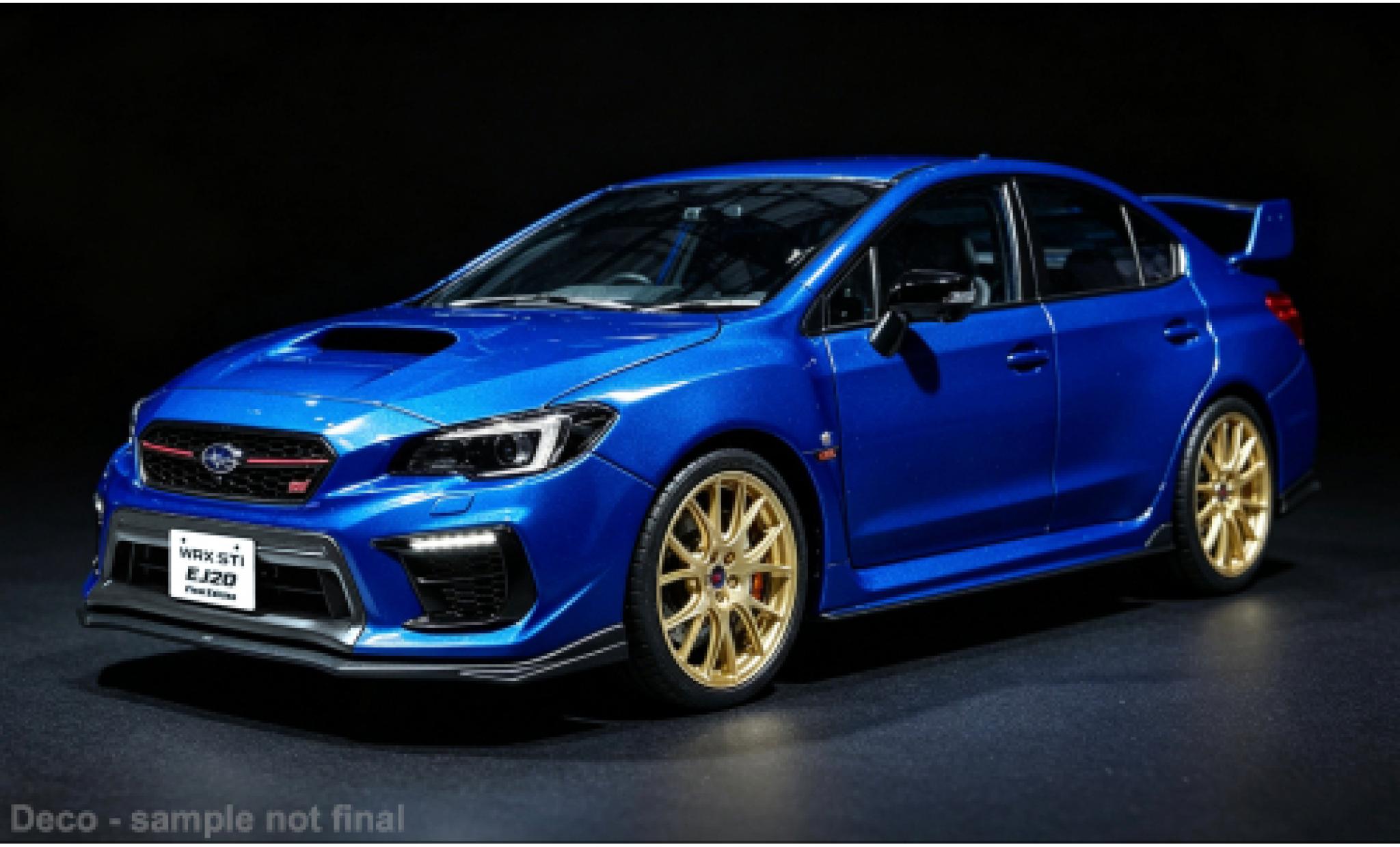 Subaru WRX 1/18 Sun Star STI EJ20 blue 1:18 diecast model cars