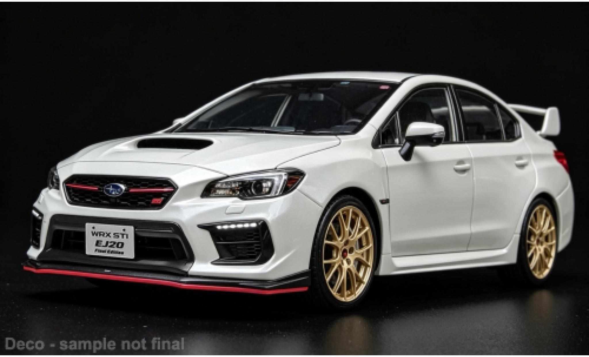 Subaru WRX 1/18 Sun Star STI EJ20 white 1:18 diecast model cars
