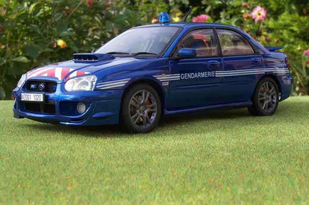 Subaru Impreza Police STI gendarmerie / 1/18 Autoart