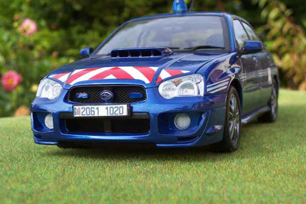 Subaru Impreza WRX 1/18 Autoart STI WRX gendarmerie / police diecast model cars