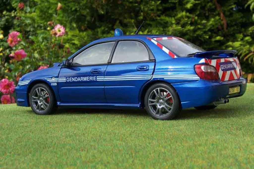 Subaru Impreza Police STI gendarmerie / 1/18 Autoart