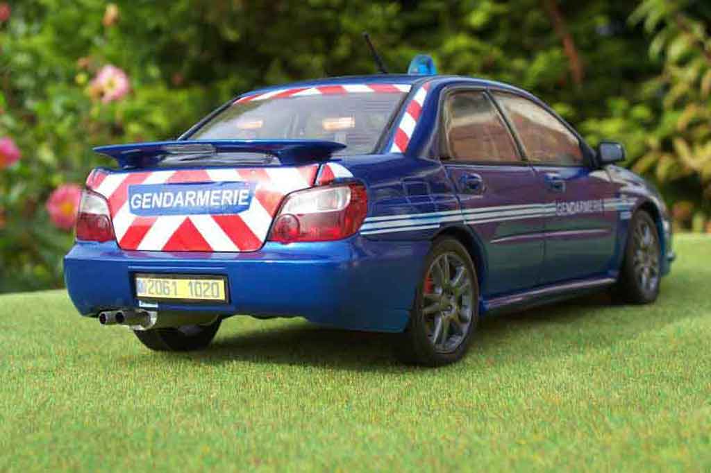 Subaru Impreza Police STI gendarmerie / 1/18 Autoart