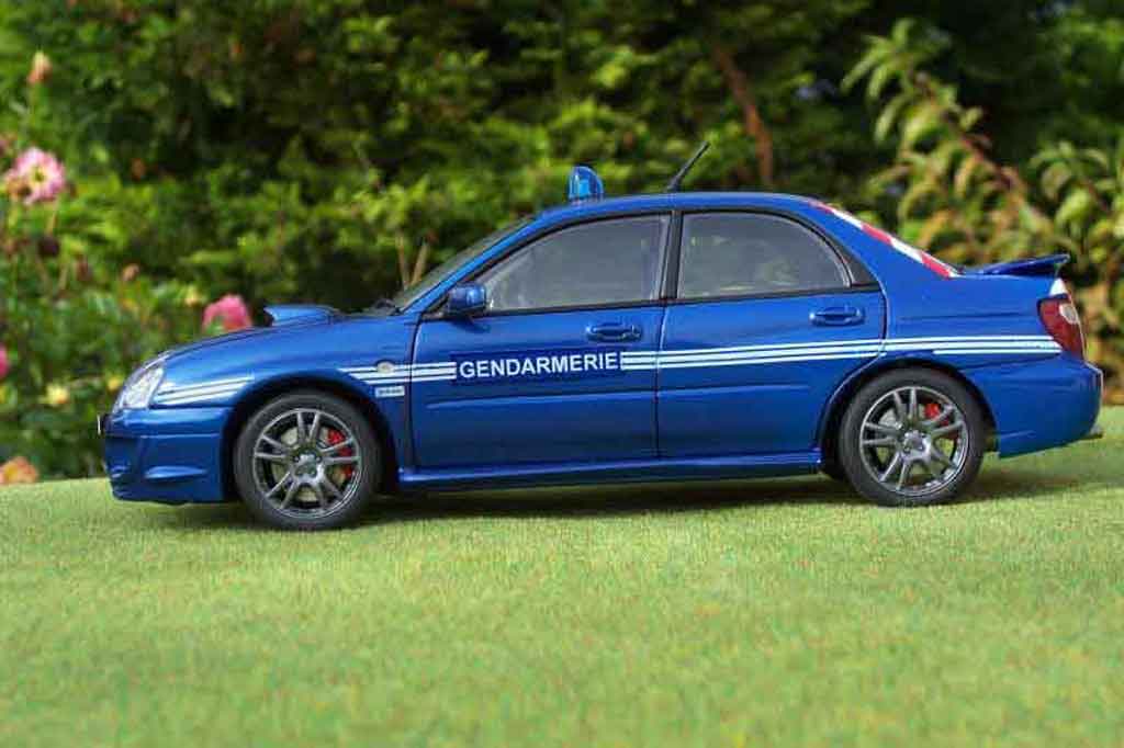 Subaru Impreza Police STI gendarmerie / 1/18 Autoart