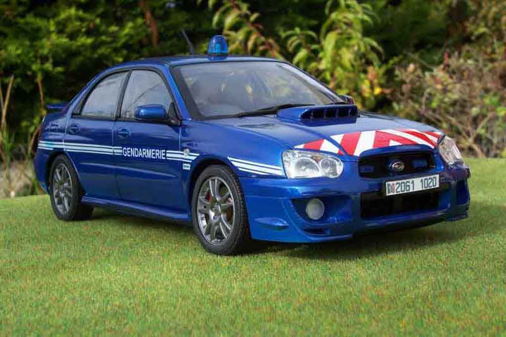 Subaru Impreza Police STI gendarmerie / 1/18 Autoart