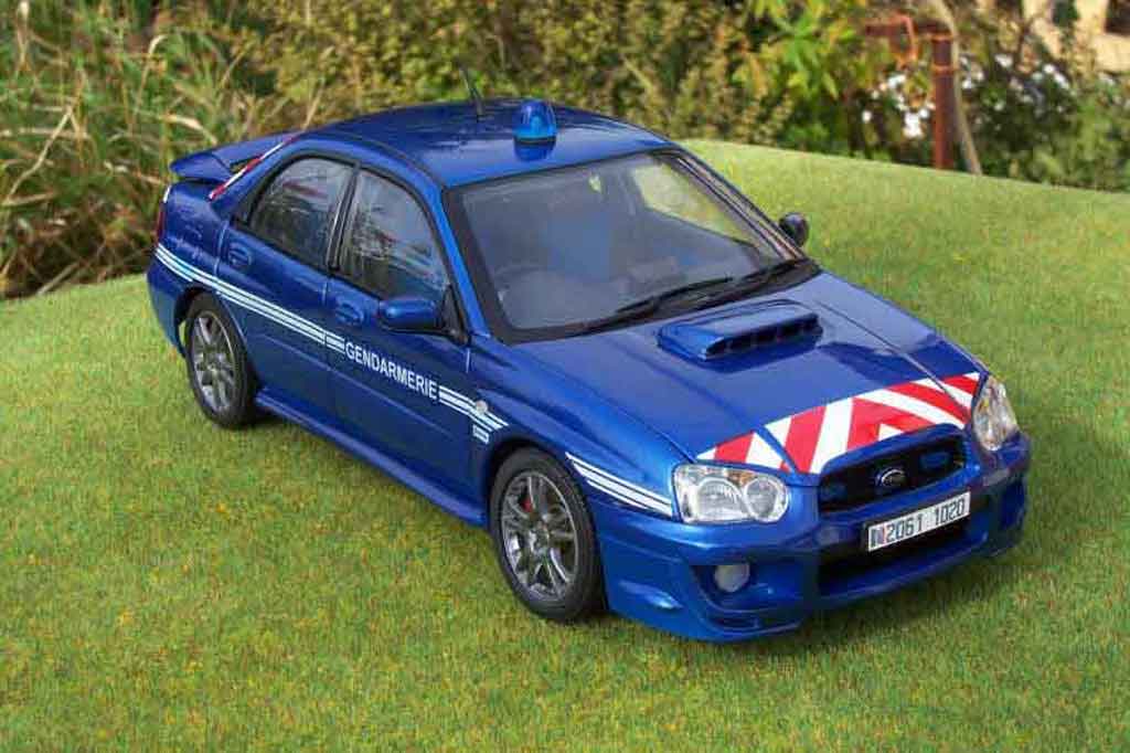 Subaru Impreza Police STI gendarmerie / 1/18 Autoart