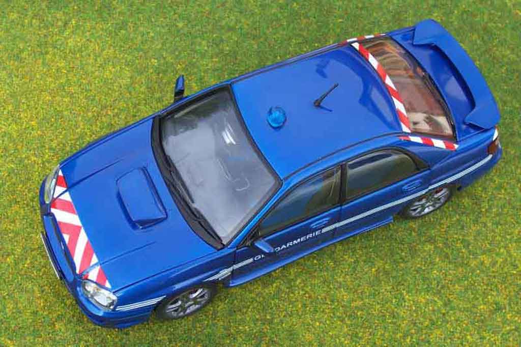 Subaru Impreza Police STI gendarmerie / 1/18 Autoart