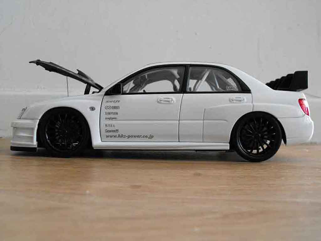 Subaru Impreza WRX 2003 plain body white 1/18 Autoart