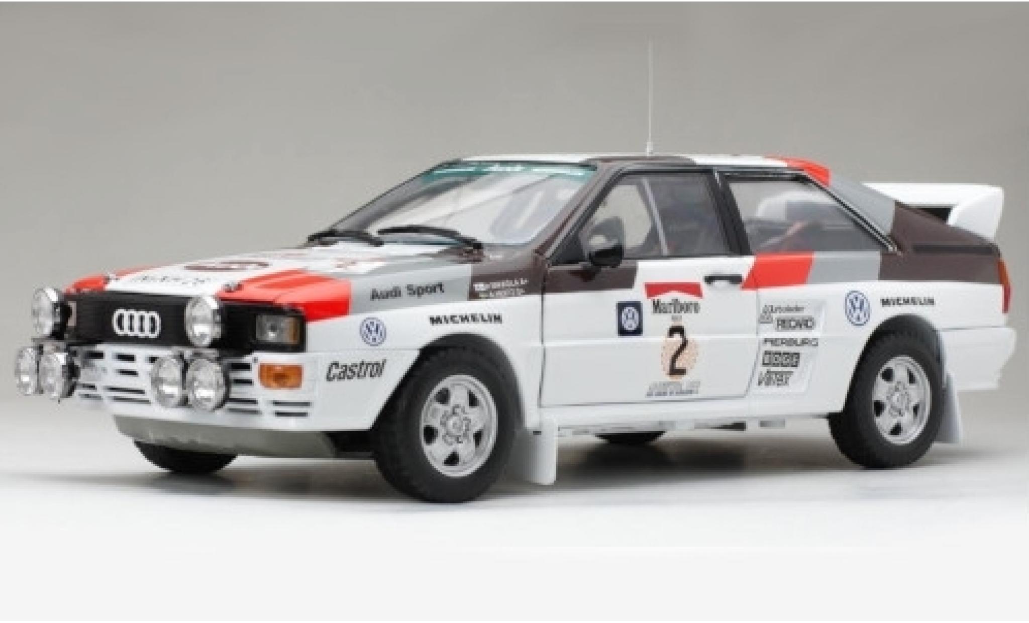 Audi Quattro 1/18 Sun Star A2 No.2 Sport Marlboro Rally Argentinien 1983 avec Decals H.Mikkola/A.Hertz diecast model cars