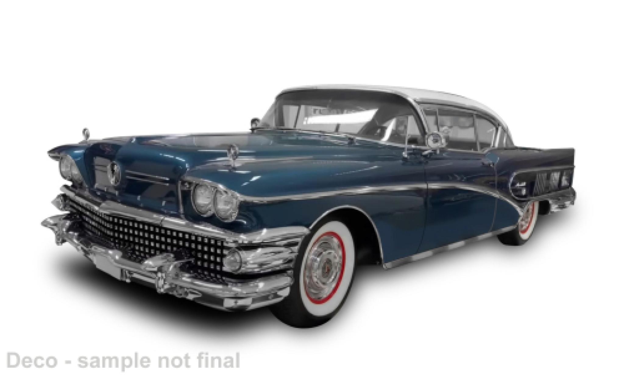 Buick Limited 1/18 Sun Star Riviera Coupe blue 1958 1:18 diecast model cars