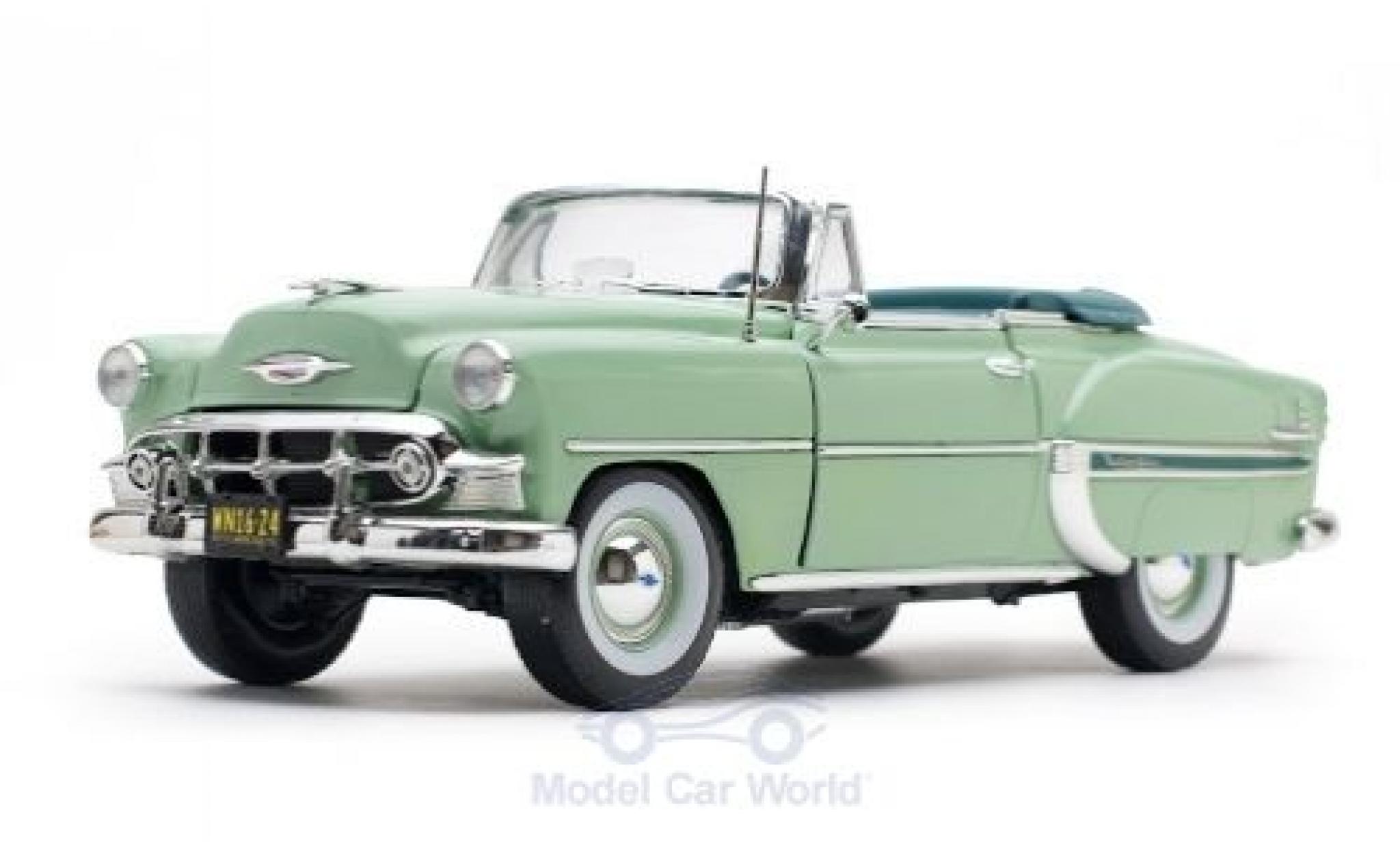Chevrolet Bel Air 1/18 Sun Star Convertible green 1953 diecast model cars