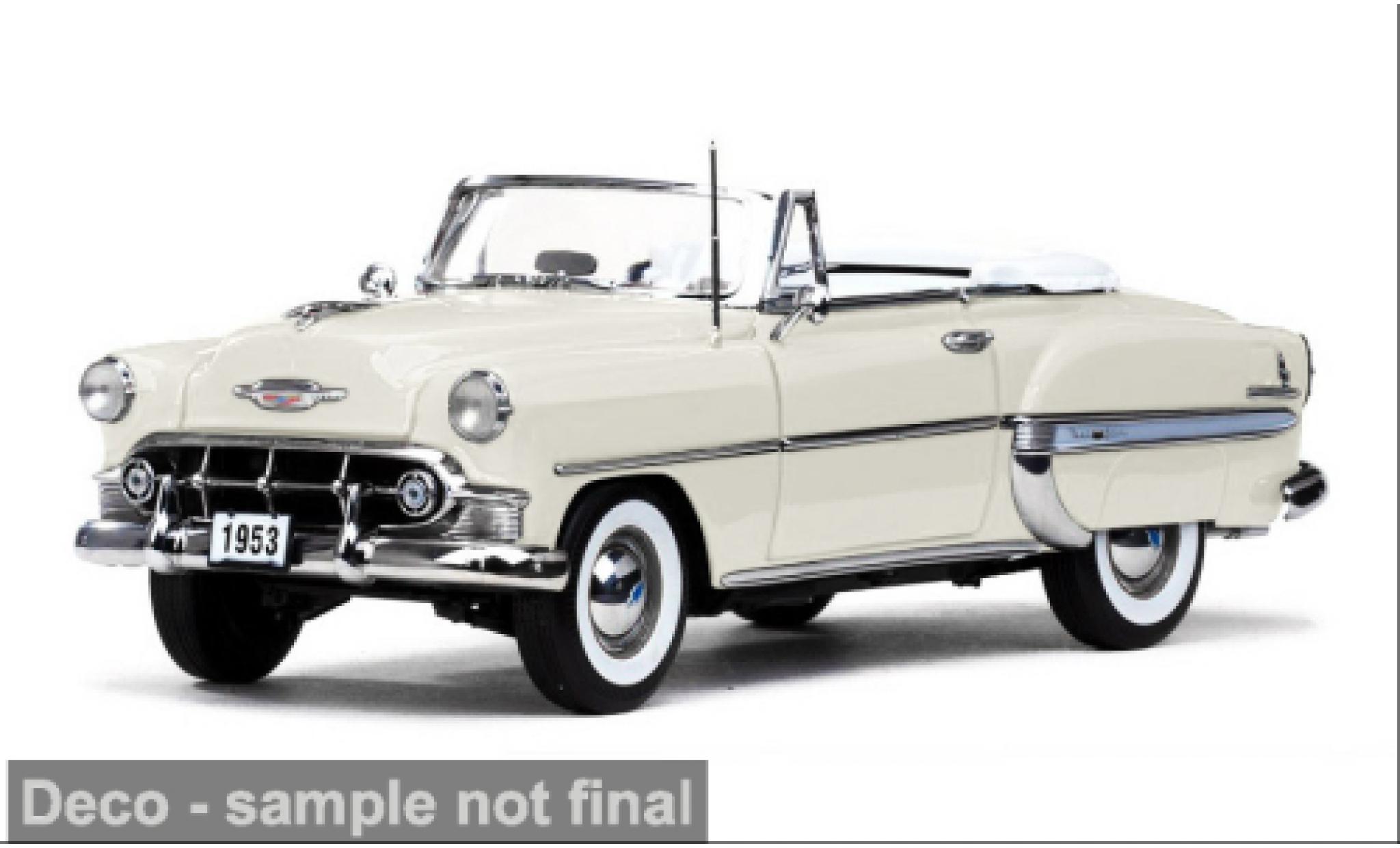 Chevrolet Bel Air 1/18 Sun Star OpenConvertible white 1953 1:18 diecast model cars