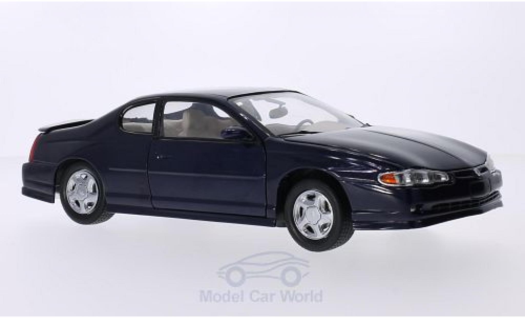 Chevrolet Monte Carlo 1/18 Sun Star SS blue 2000 diecast model cars