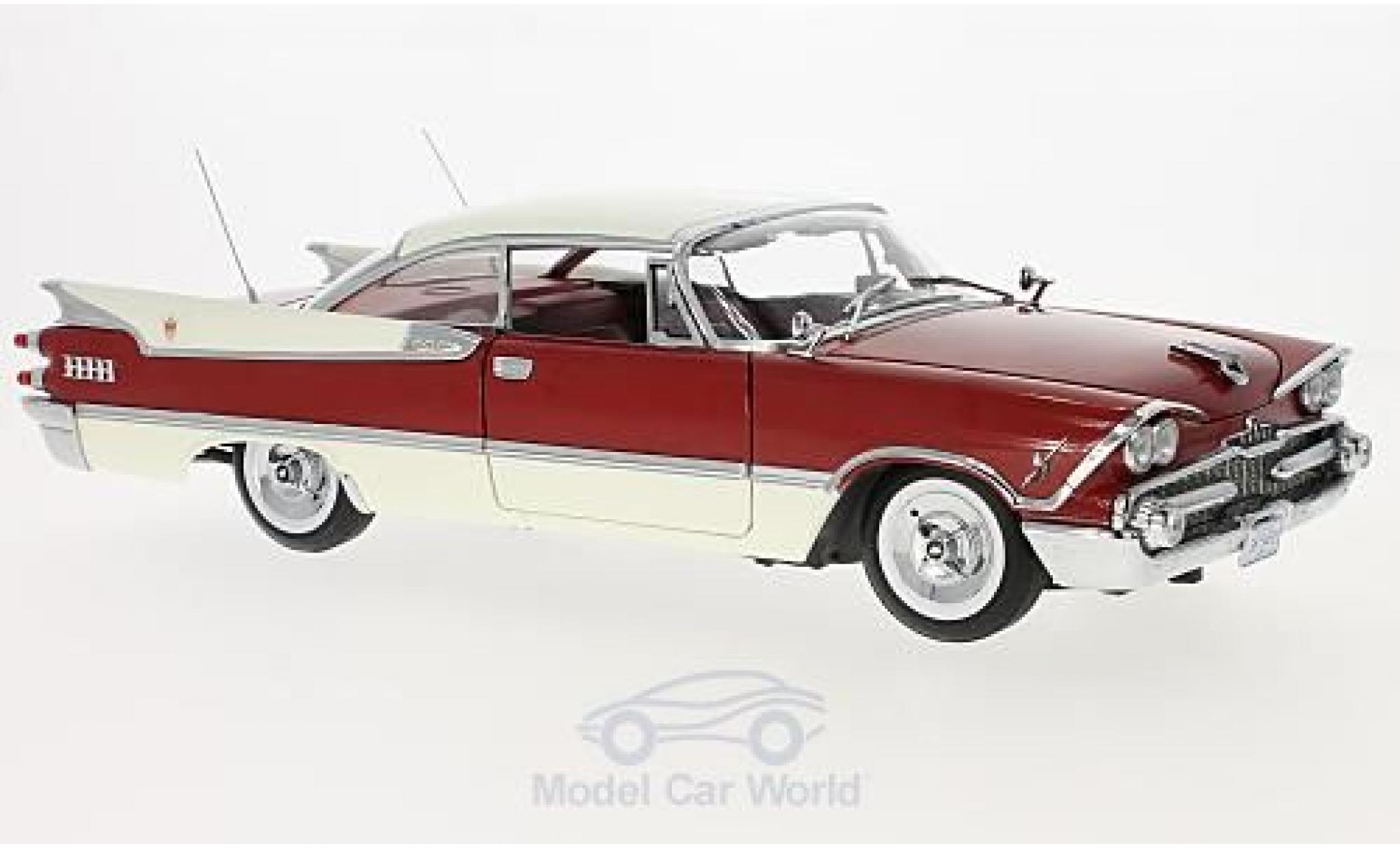 Dodge Custom Royal Lancer 1/18 Sun Star Hard Top beige/red 1959 diecast model cars