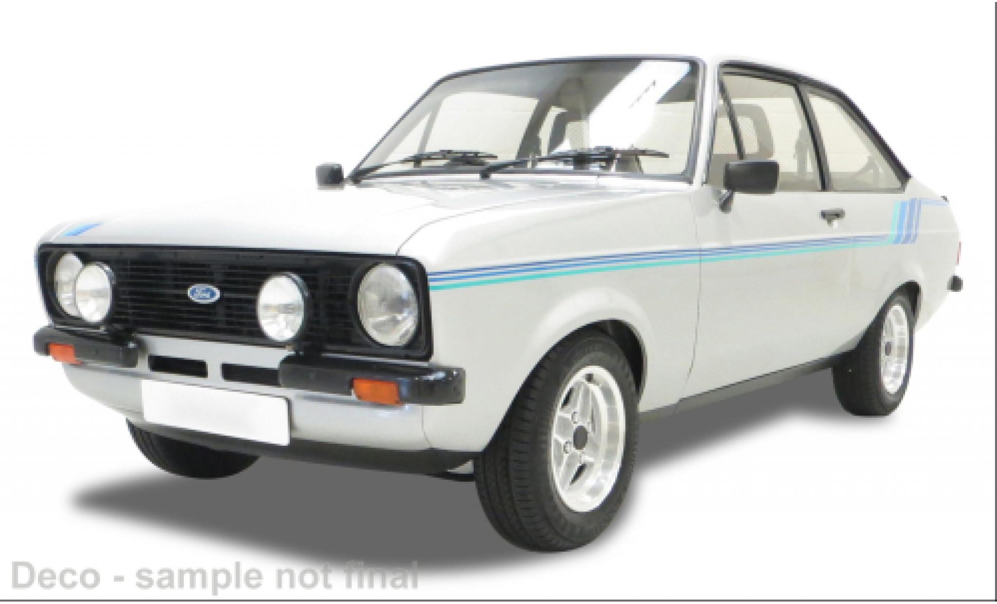 Ford Escort 1/18 Sun Star Harrier silver 1980 1:18 diecast model cars