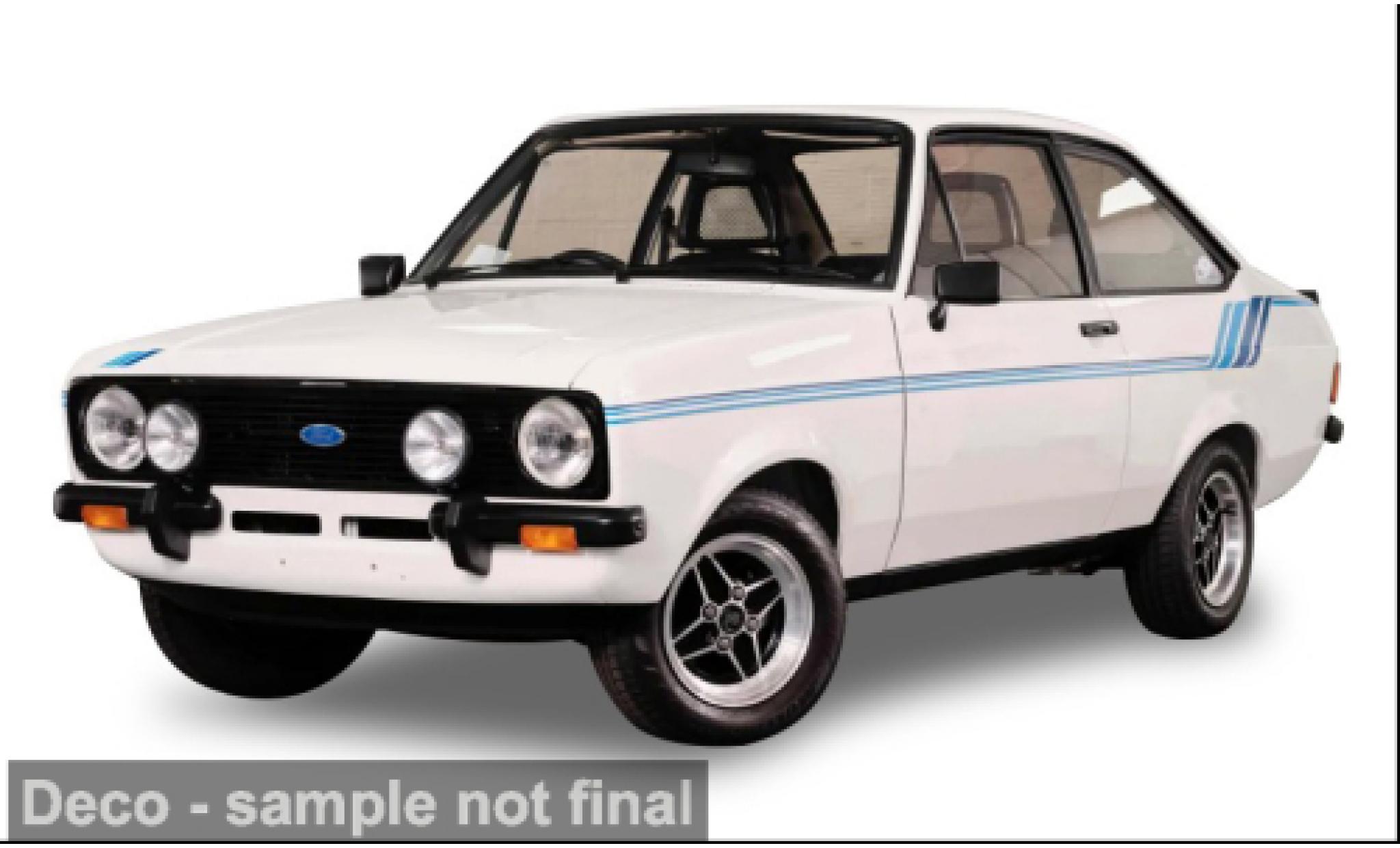 Ford Escort 1/18 Sun Star Harrier white/blue 1980 1:18 diecast model cars
