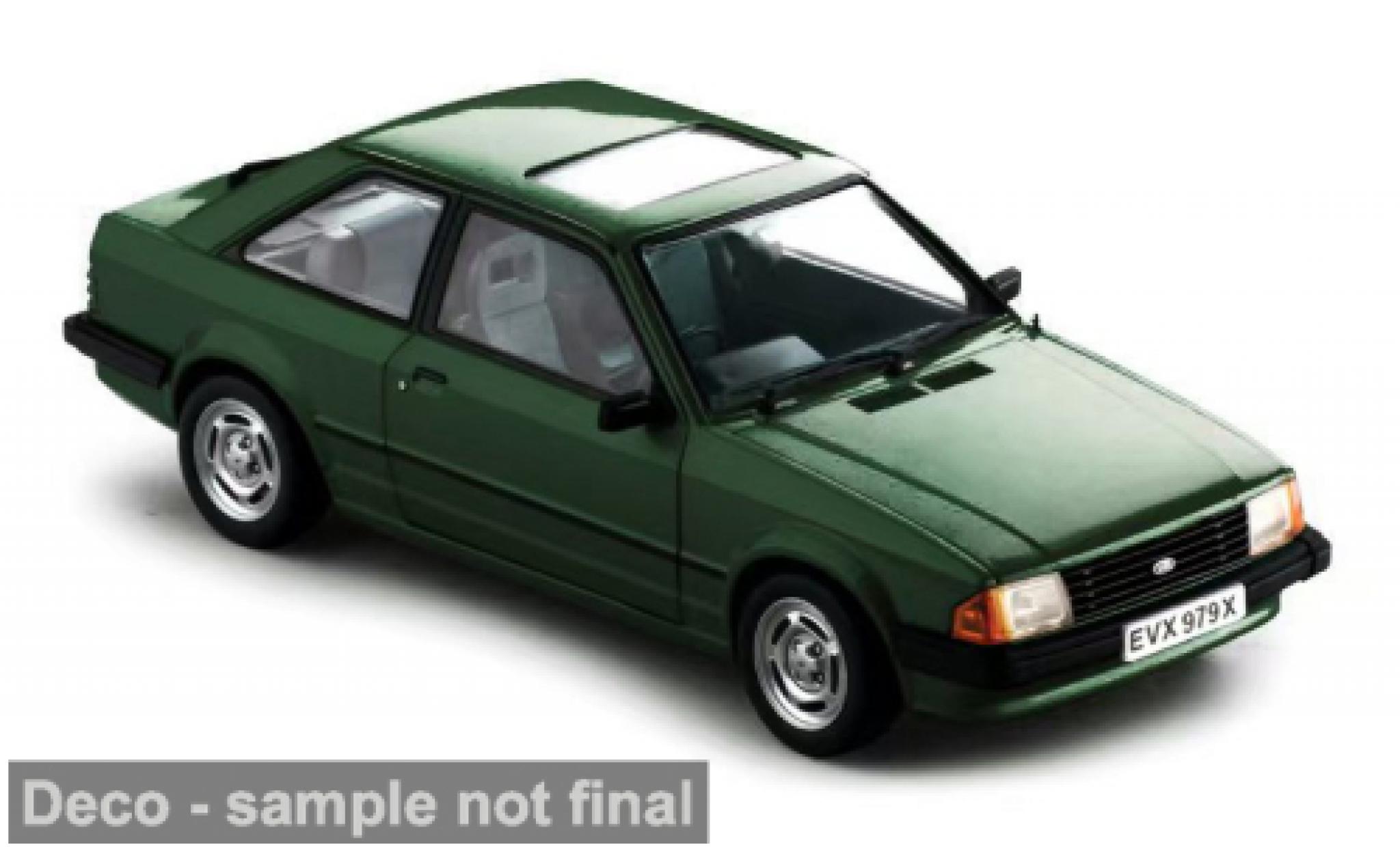 Ford Escort 1/18 Sun Star MK III GL green 1981 1:18 diecast model cars