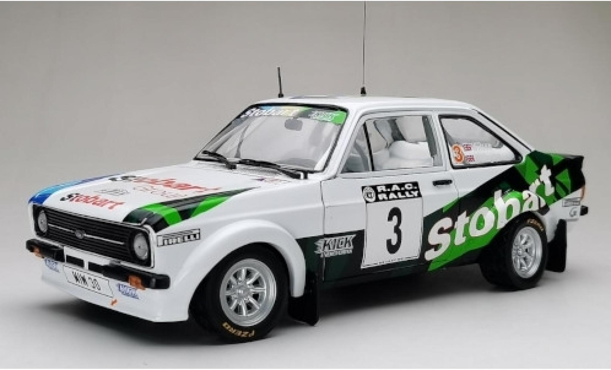 Ford Escort 1/18 Sun Star MkII RS 1800 No.3 Stobart RAC Rally 2008 M.Wilson/J.Millington diecast model cars