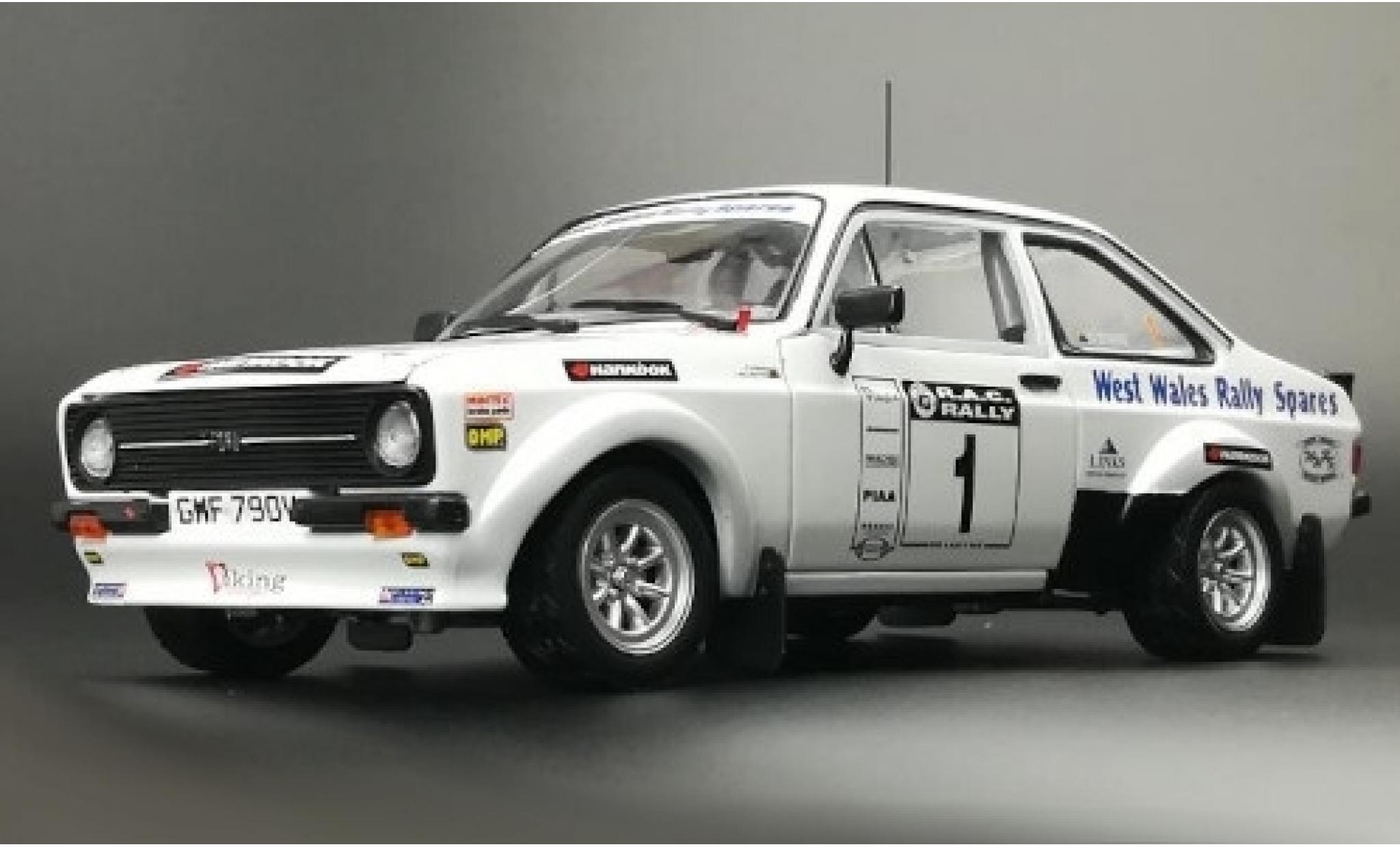 Ford Escort 1/18 Sun Star MkII RS1800 No.1 Viking Motorsport West Wales Rally Spares RAC Rally 2009 G.Evans/J.Millington diecast model cars