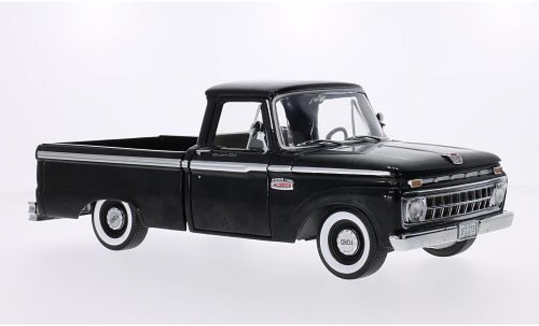 Ford F-1 1/18 Sun Star 00 Custom Cab Pickup black 1965 diecast model cars