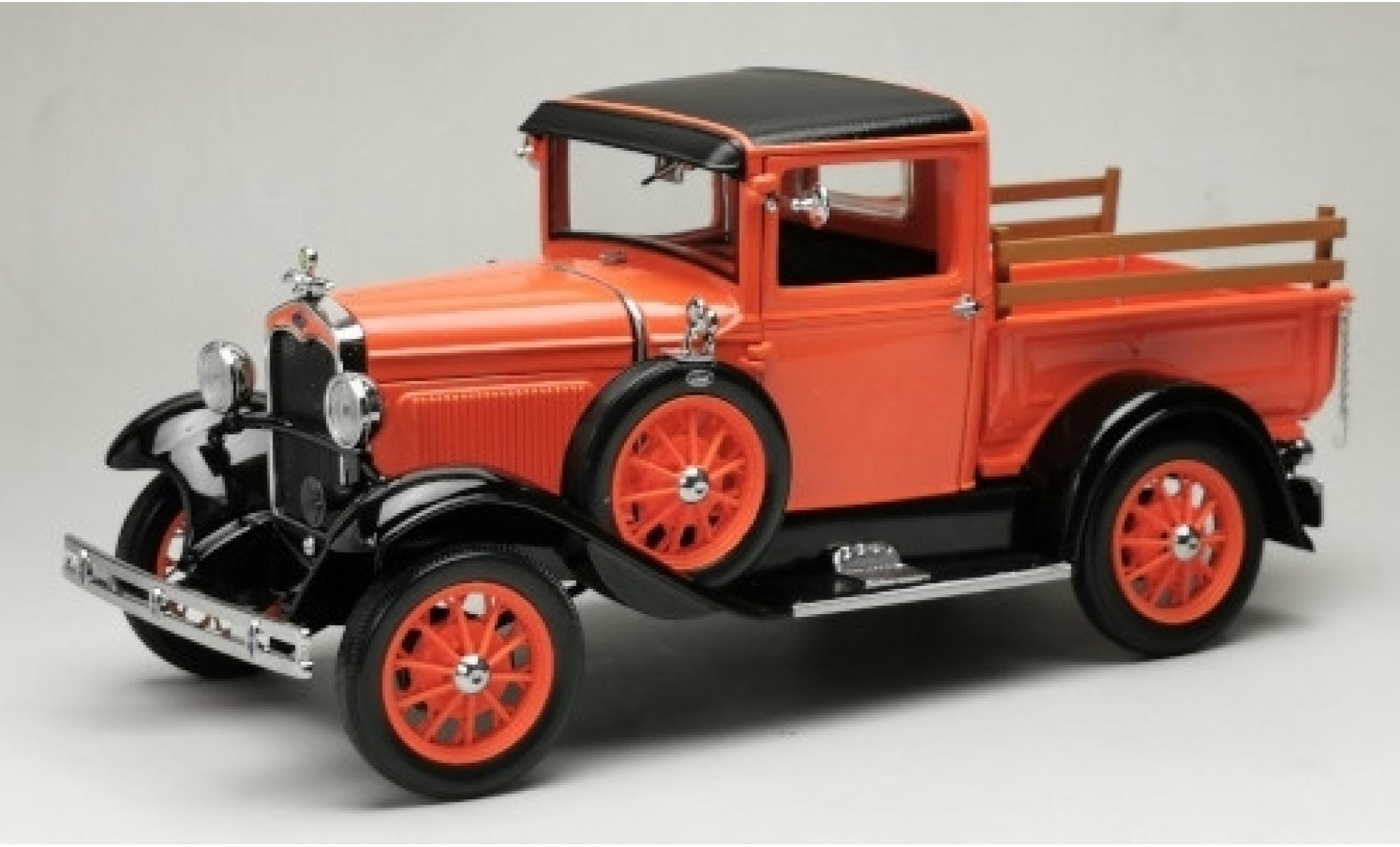 Ford Model A 1/18 Sun Star Pick Up orange/black 1931 diecast model cars
