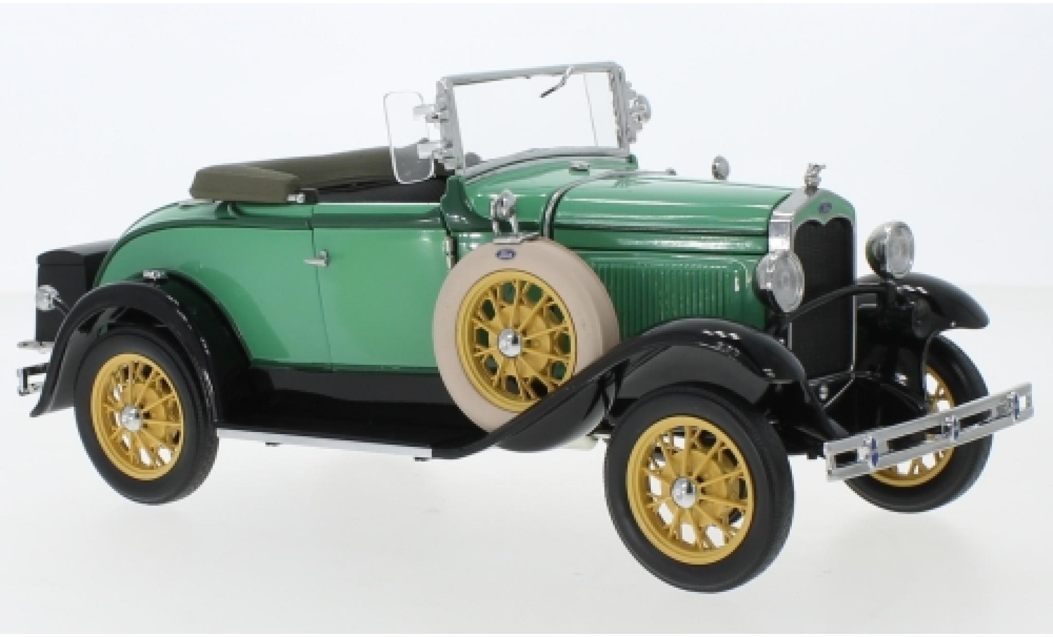 Ford Model A 1/18 Sun Star Roadster green 1931 diecast model cars