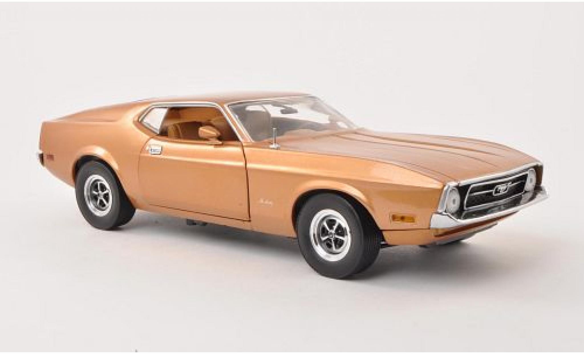 Ford Mustang 1/18 Sun Star Sportroof metallic brown UN 1971 diecast model cars