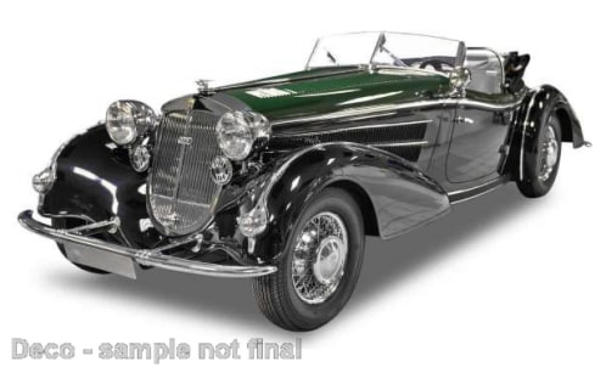 Horch 855 1/18 Sun Star Roadster black/metallise green 1939 1:18 diecast model cars