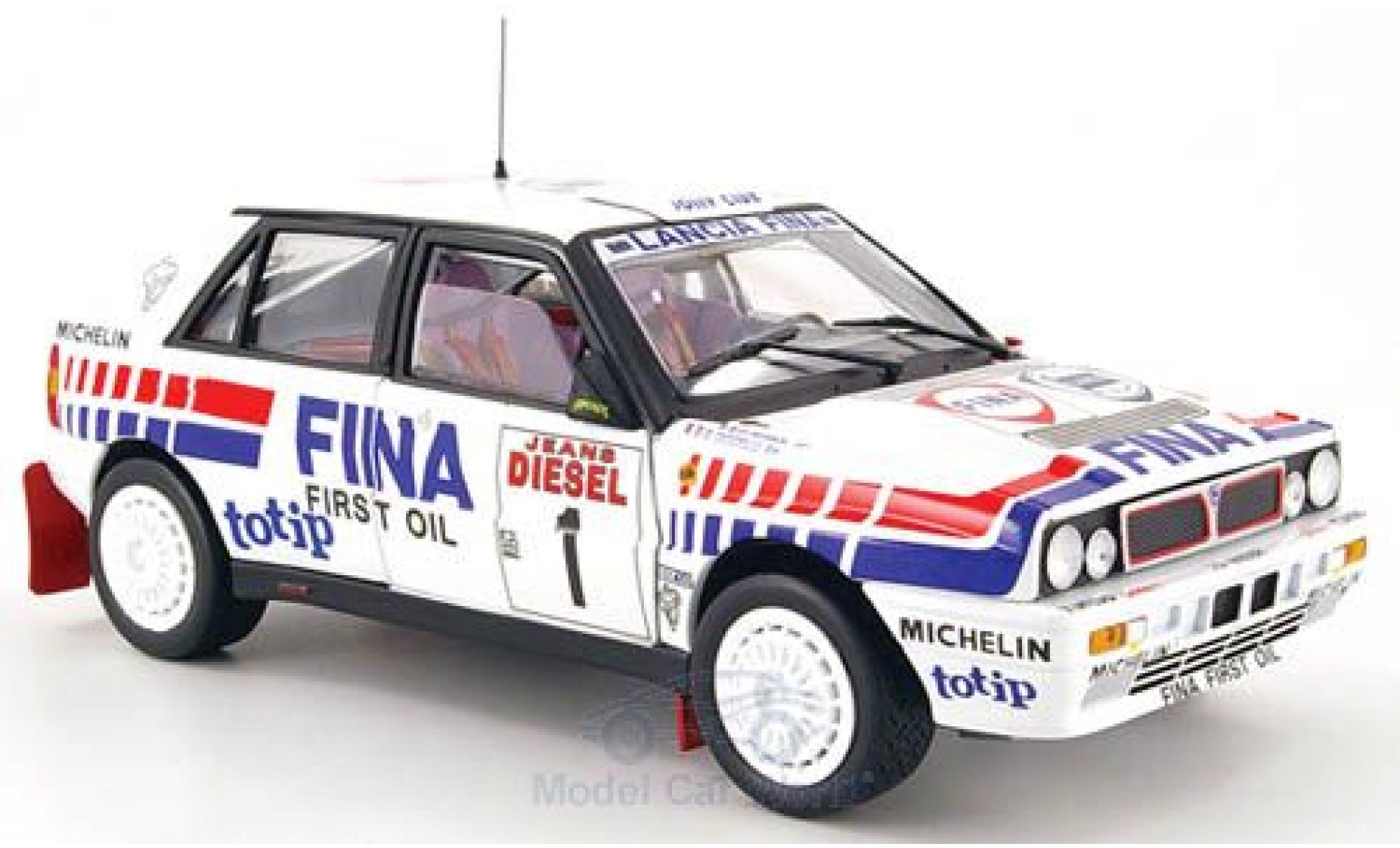 Lancia Delta 1/18 Sun Star HF Integrale 16V No.1 Fina Rally WM Rally Sanremo 1991 D.Auriol/B.Occelli diecast model cars