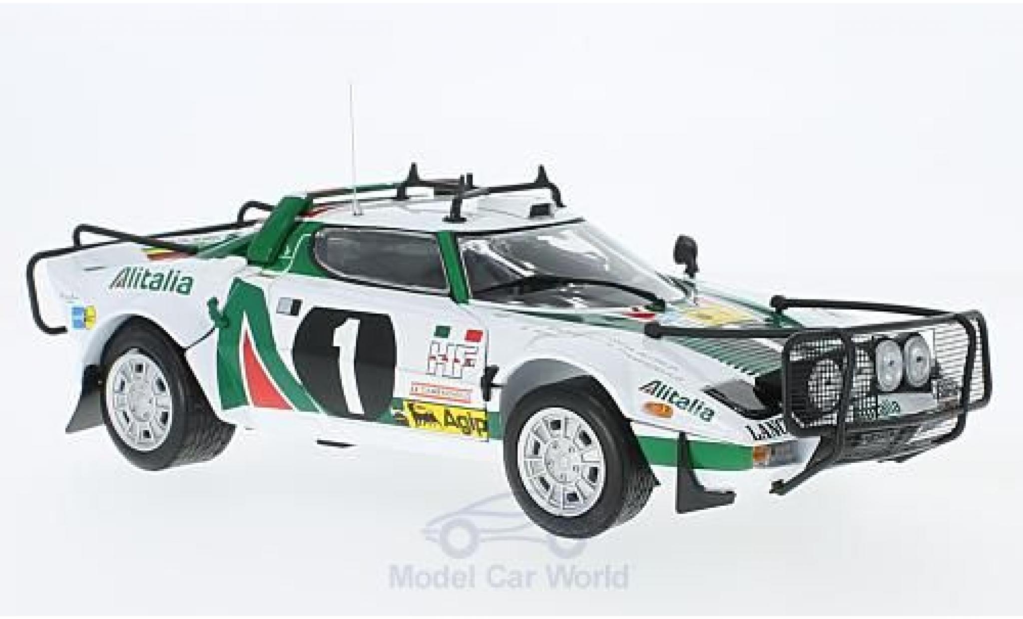 Lancia Stratos Rallye 1/18 Sun Star HF Rally No.1 Alitalia Rally WM Safari Rally 1976 B.Waldegard/H.Thorszelius diecast model cars