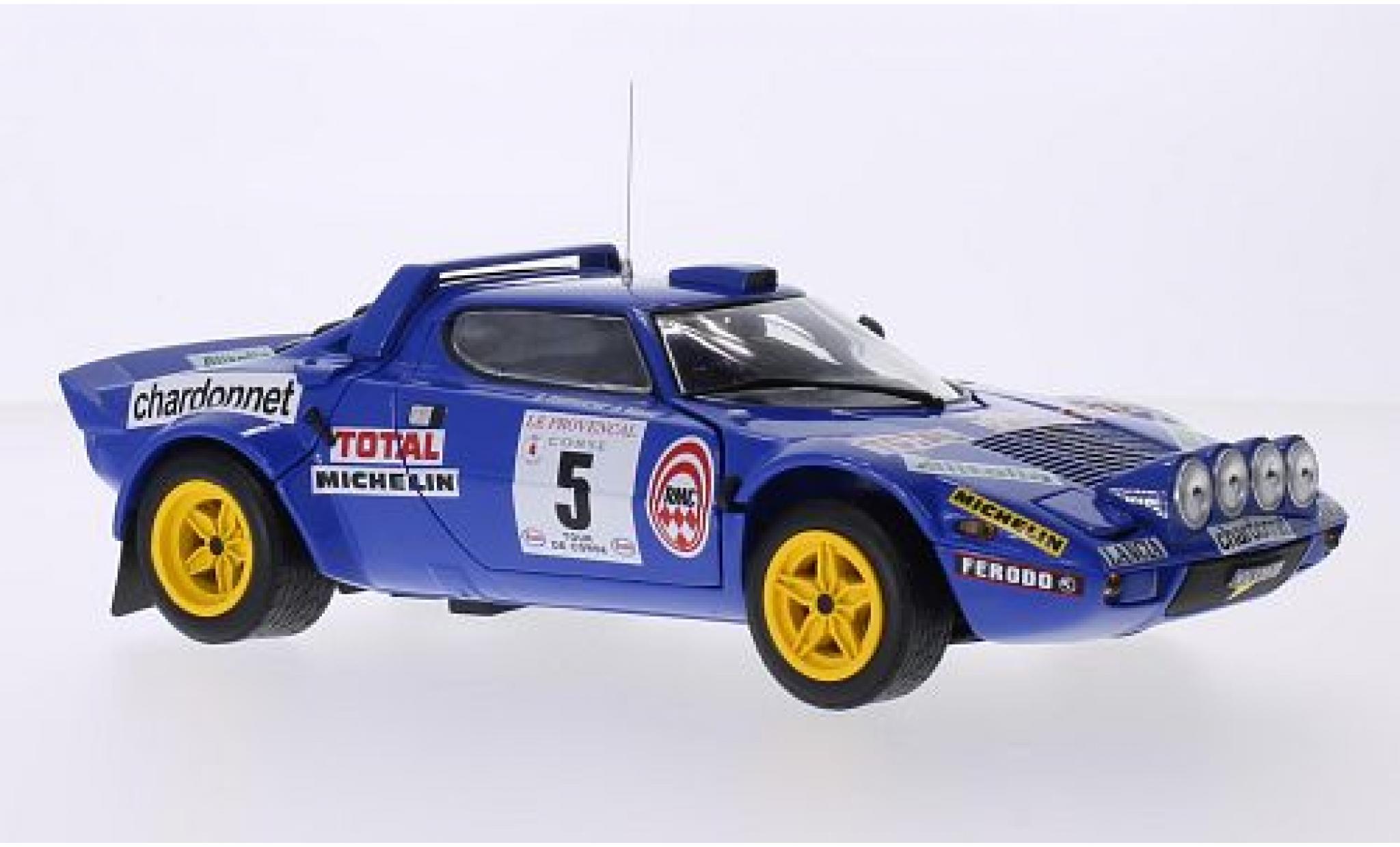 Lancia Stratos 1/18 Sun Star HF Rally No.5 Rally WM Tour de Corse 1976 y compris les Abdeckung pour Zusatzscheinwerfer B.Darniche/A.Mahe diecast model cars