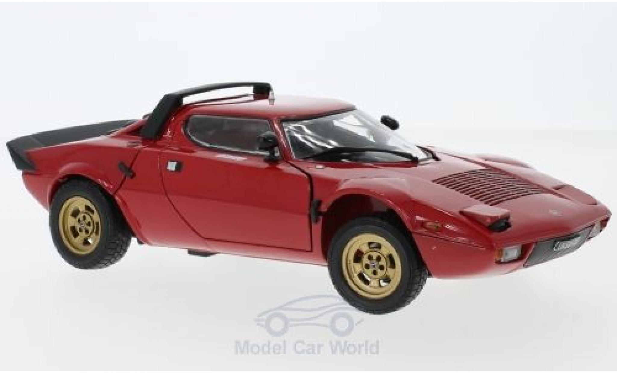 Lancia Stratos 1/18 Sun Star Stradale red 1975 ohne Vitrine diecast model cars