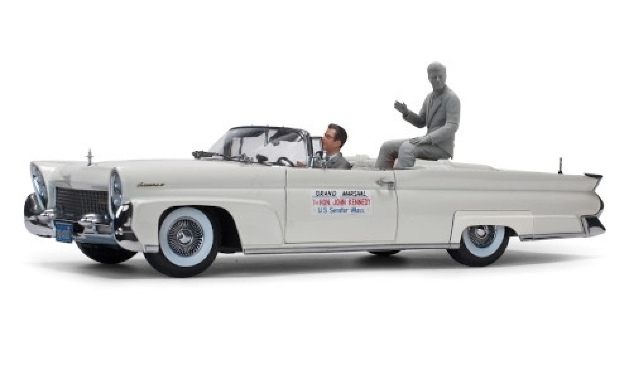 Lincoln Continental 1/18 Sun Star Mk III Convertible metallic grey John F.Kennedy in Oregon 1960 1958 mit 2 Figuren diecast model cars