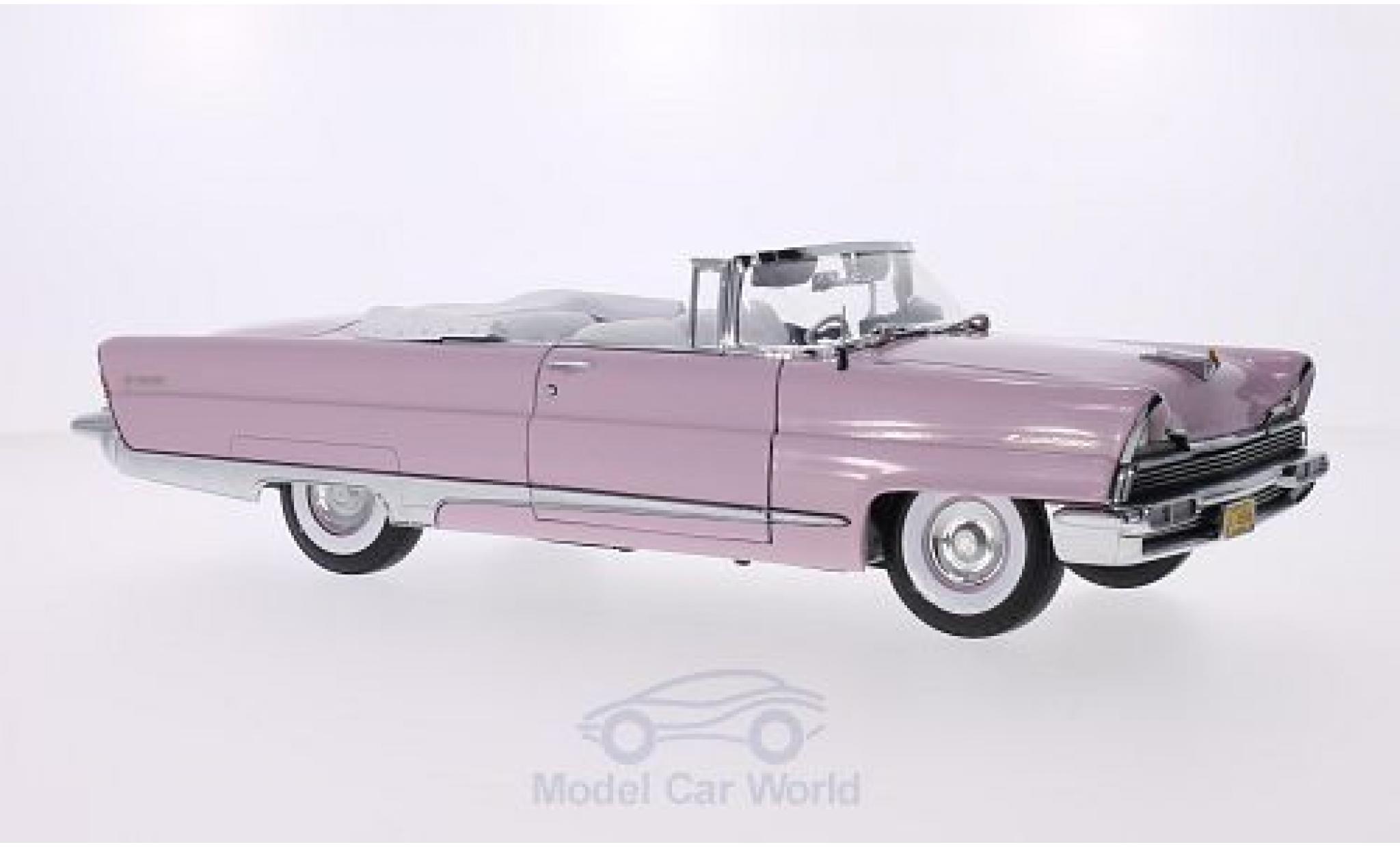 Lincoln Premiere 1/18 Sun Star Convertible pink 1956 Verdeck ge&ouml;ffnet diecast model cars
