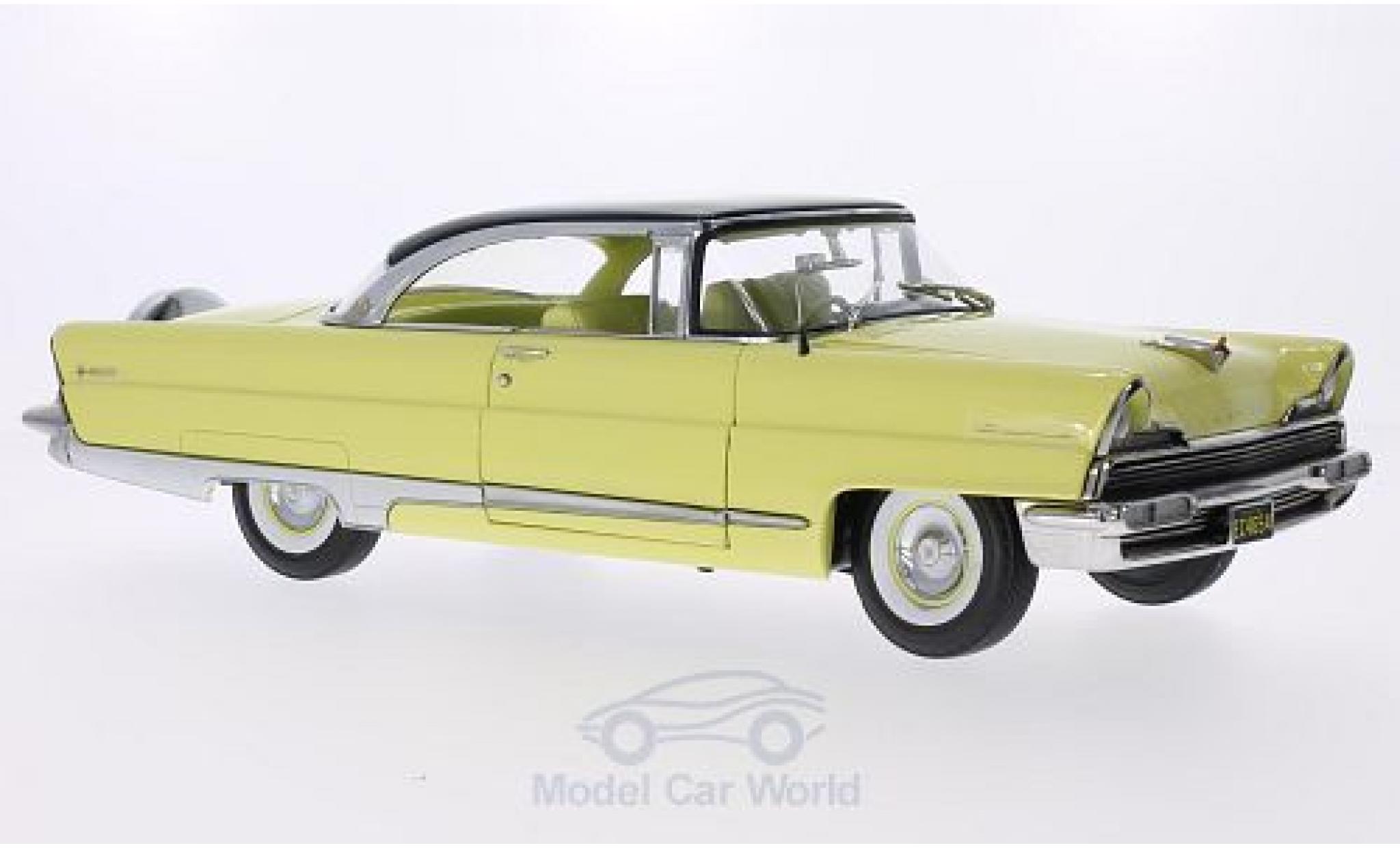 Lincoln Premiere 1/18 Sun Star Hardtop yellow/black 1956 diecast model cars