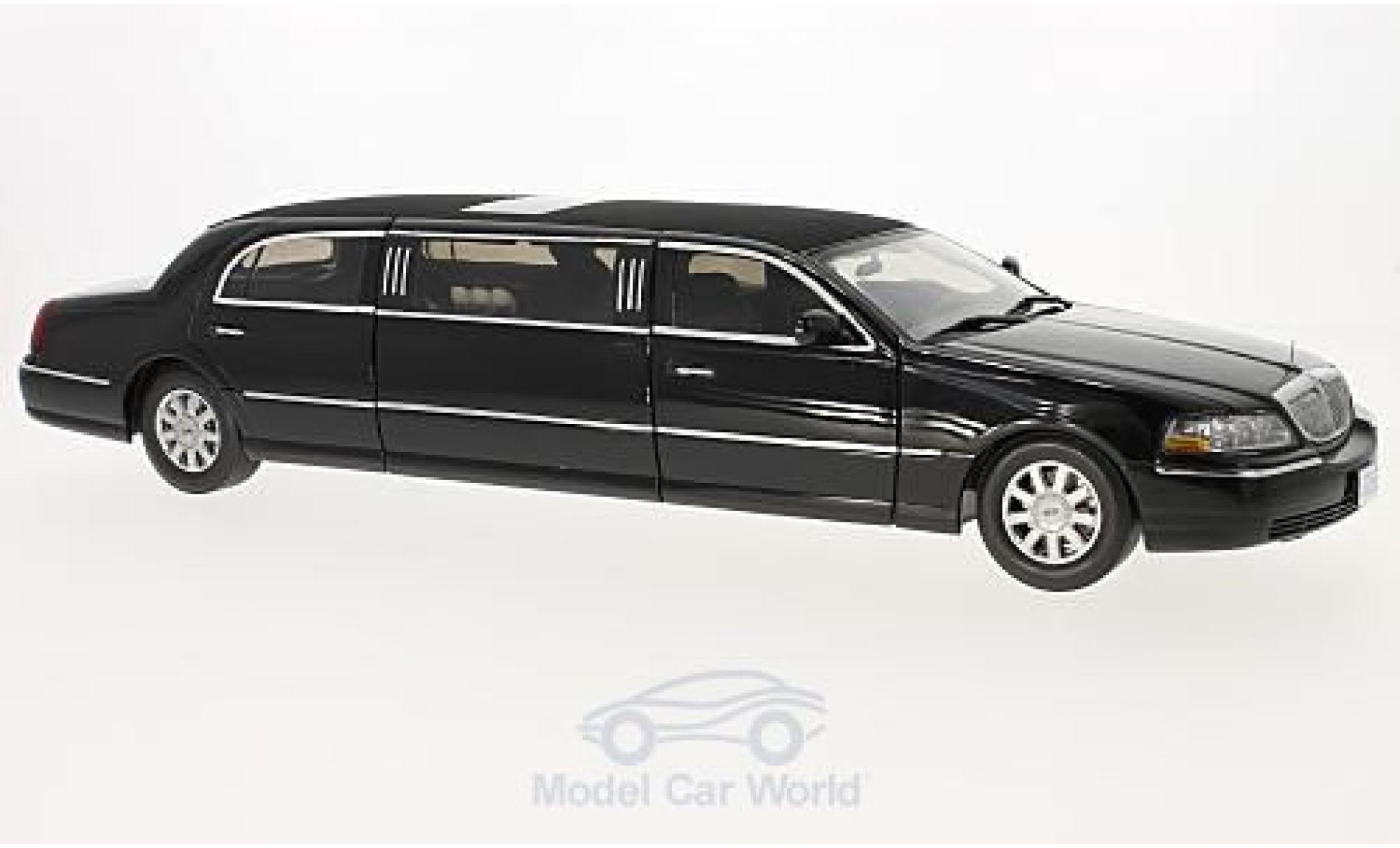 Lincoln Town Car 1/18 Sun Star Limousine black 2003 diecast model cars