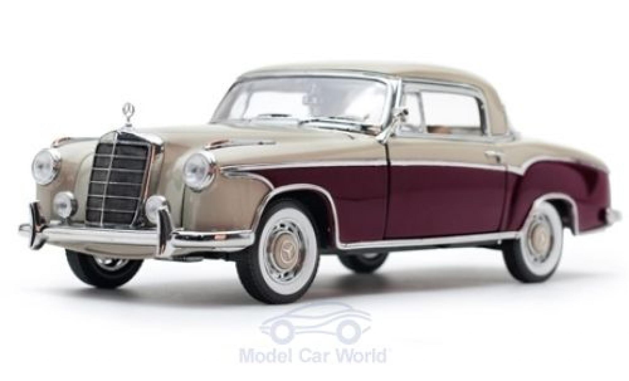 Mercedes 220 1/18 Sun Star SE Coupe beige/red 1959 diecast model cars