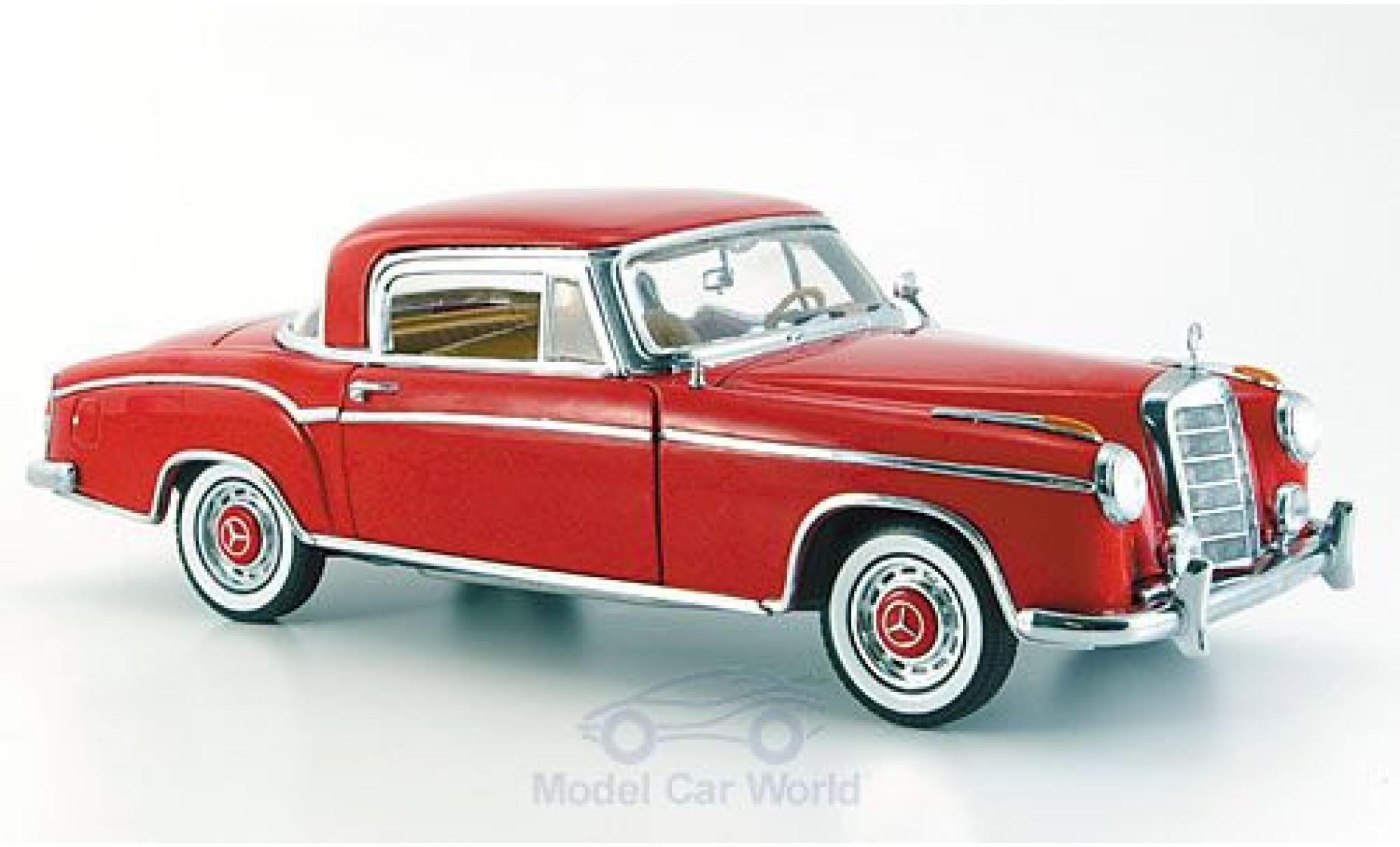 Mercedes 220 1/18 Sun Star SE red 1958 ohne Vitrine diecast model cars