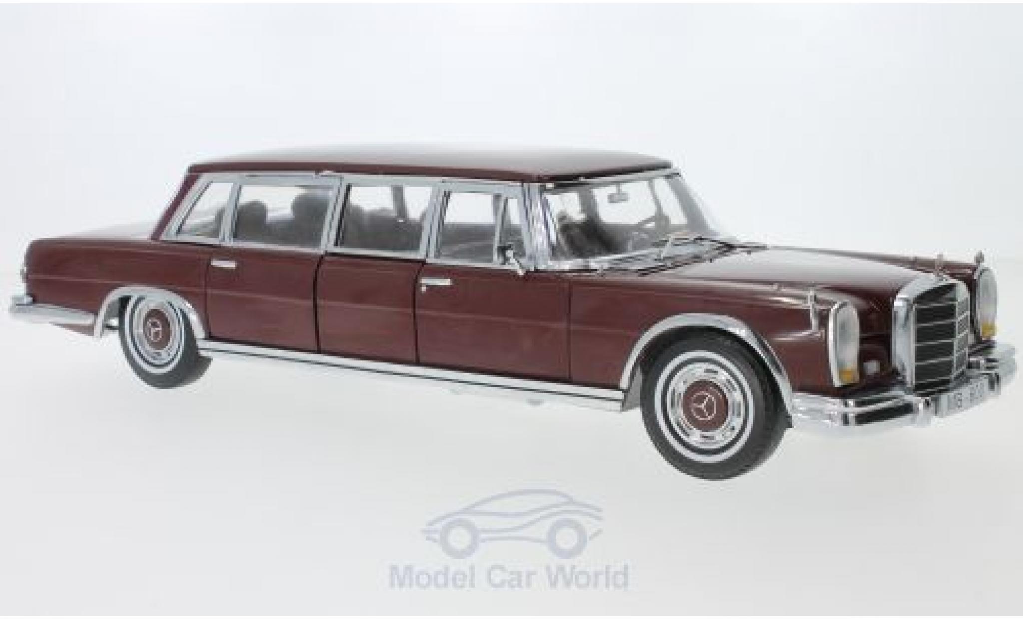 Mercedes 600 1/18 Sun Star Pullman red 1966 diecast model cars