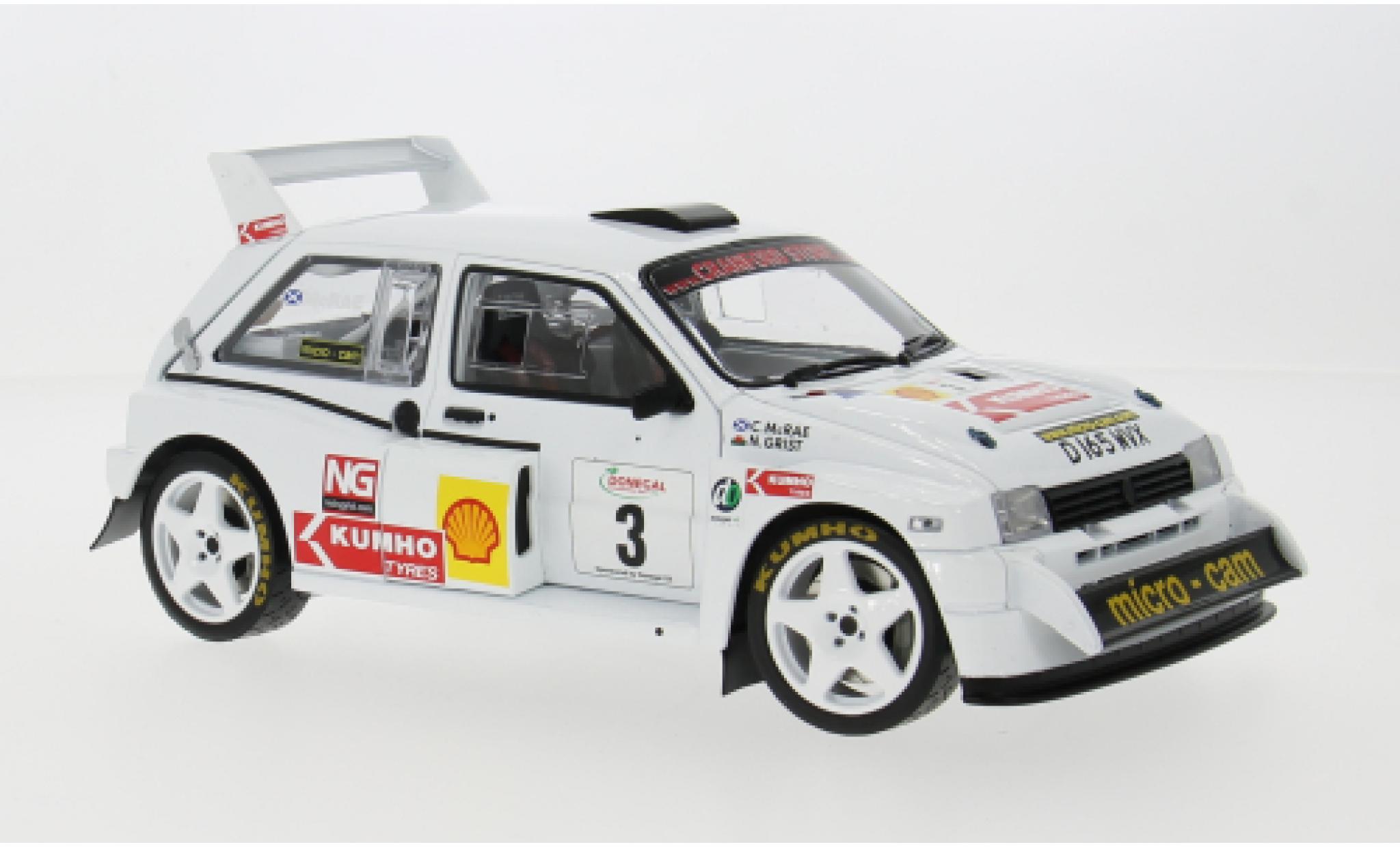 MG Metro 1/18 Sun Star 6R4 No.3 Donegal International Rally 2006 1:18 diecast model cars