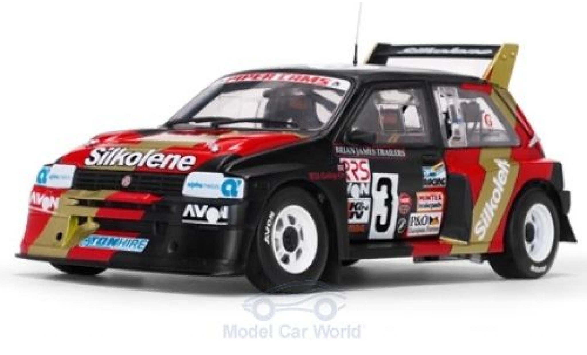 MG Metro 1/18 Sun Star 6R4 RHD No.3 Silkolene Rally-Cross 1986 W.Gollop diecast model cars