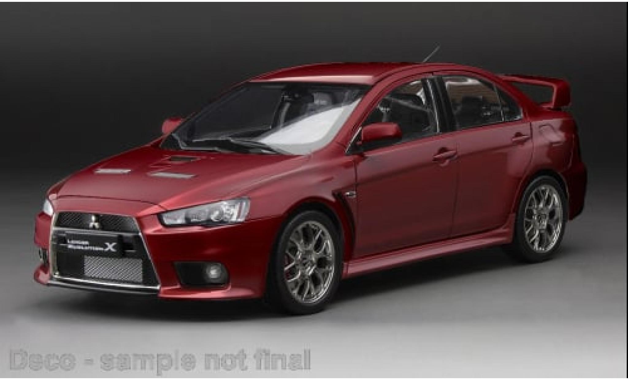 Mitsubishi Lancer 1/18 Sun Star Evolution X metallise red 1:18 diecast model cars