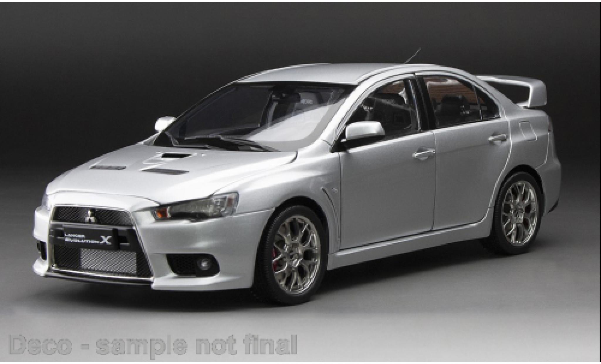 Mitsubishi Lancer 1/18 Sun Star Evolution X silver 1:18 diecast model cars