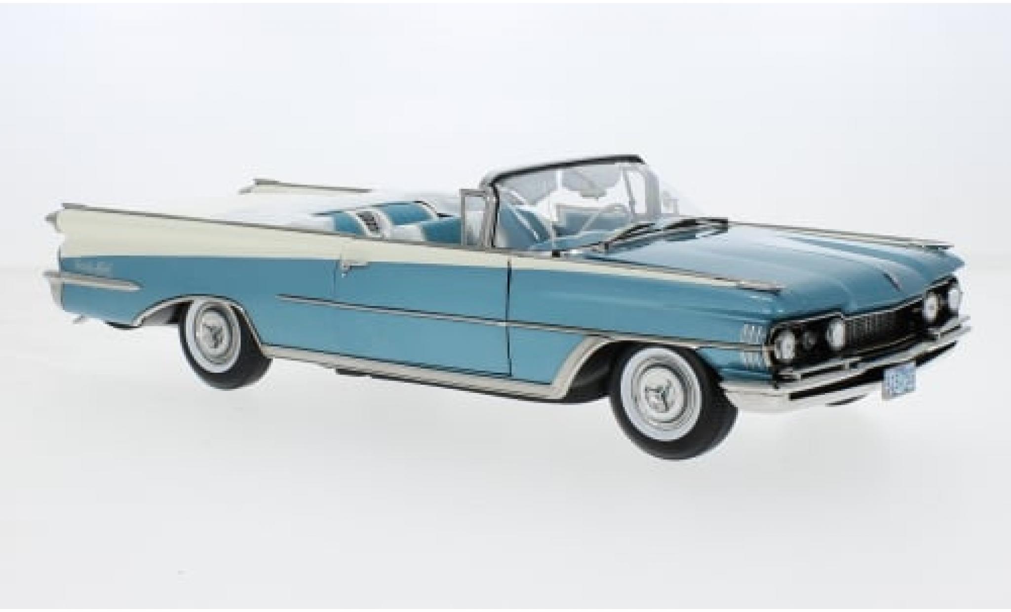 Oldsmobile 98 1/18 Sun Star Convertible metallise blue/white 1959 1:18 diecast model cars