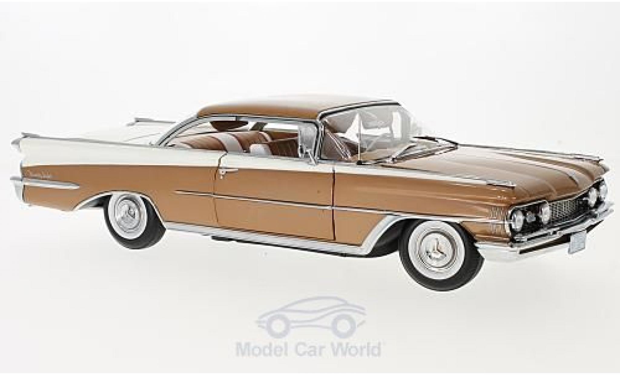 Oldsmobile 98 1/18 Sun Star HardTop bronze/white 1959 diecast model cars