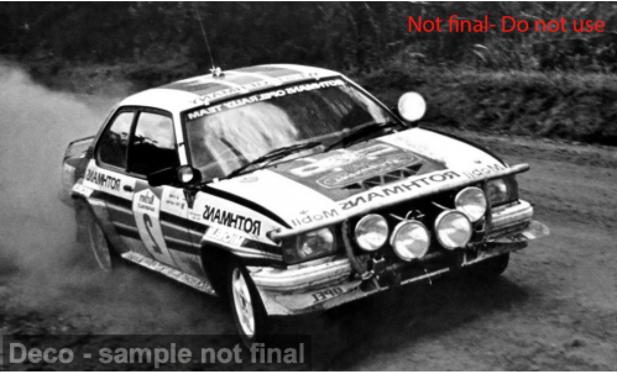 Opel Ascona 1/18 Sun Star 400 Safari Rally 1983 #2 1:18 diecast model cars